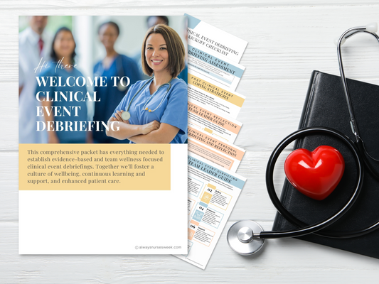 Elevate Your Clinical Debriefings with Our Printable Bundle!